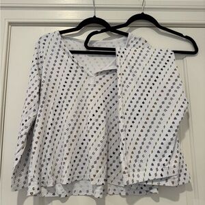 Roller Rabbit x Peloton Pajama Set